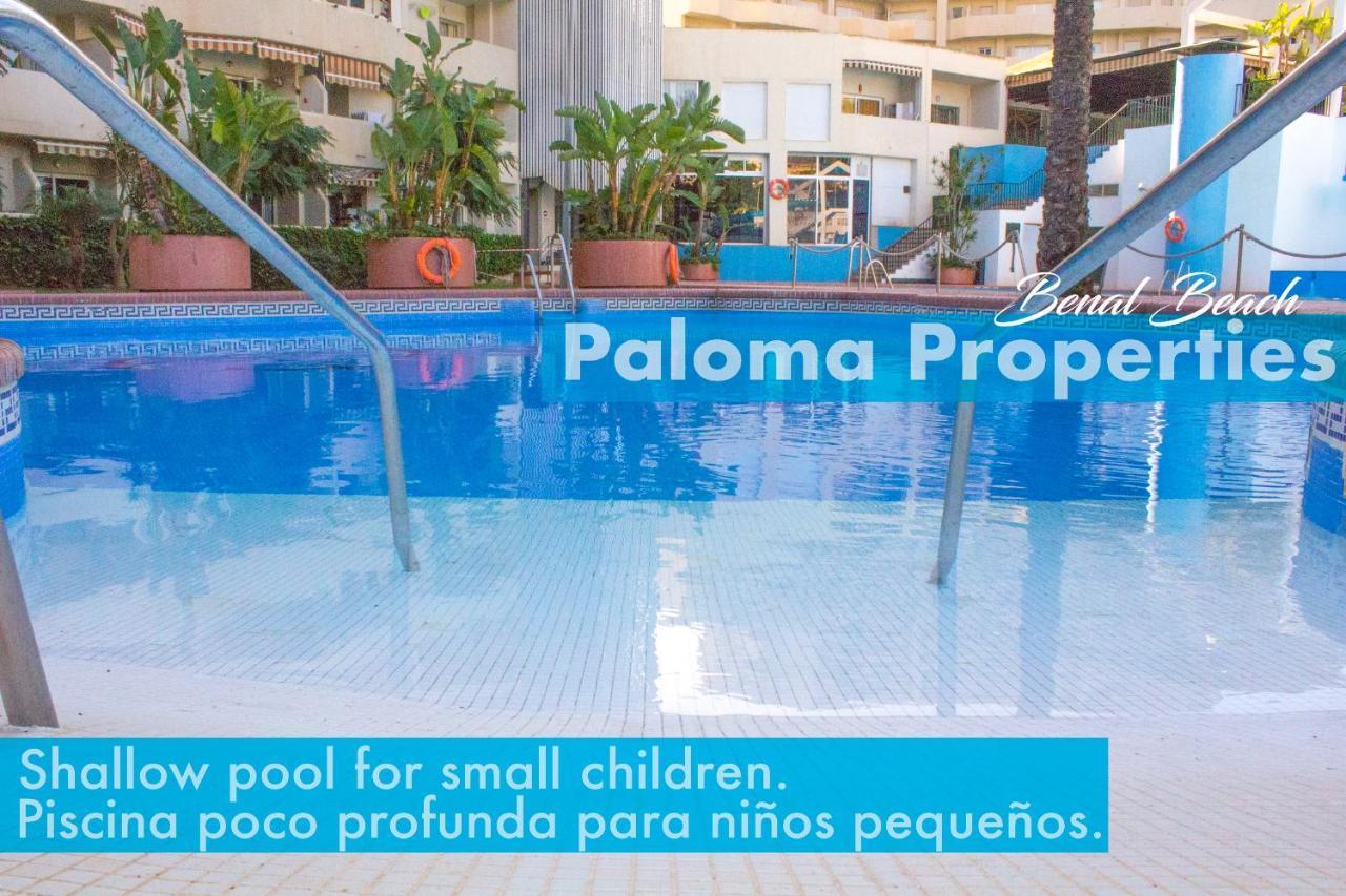 Benal Beach Suite Ii, Estudio Con Parque Acuatico Y Vistas Al Mar. Benalmádena Eksteriør bilde