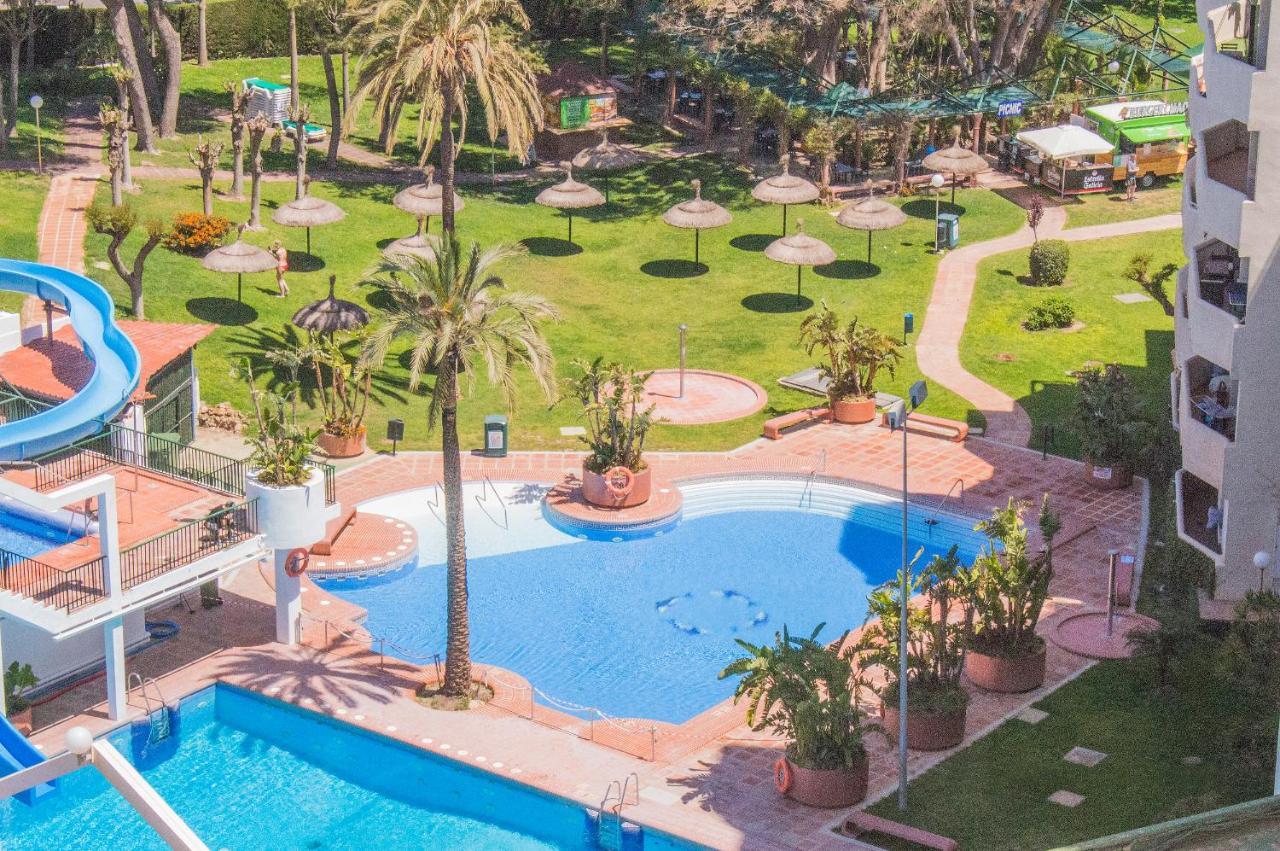 Benal Beach Suite Ii, Estudio Con Parque Acuatico Y Vistas Al Mar. Benalmádena Eksteriør bilde