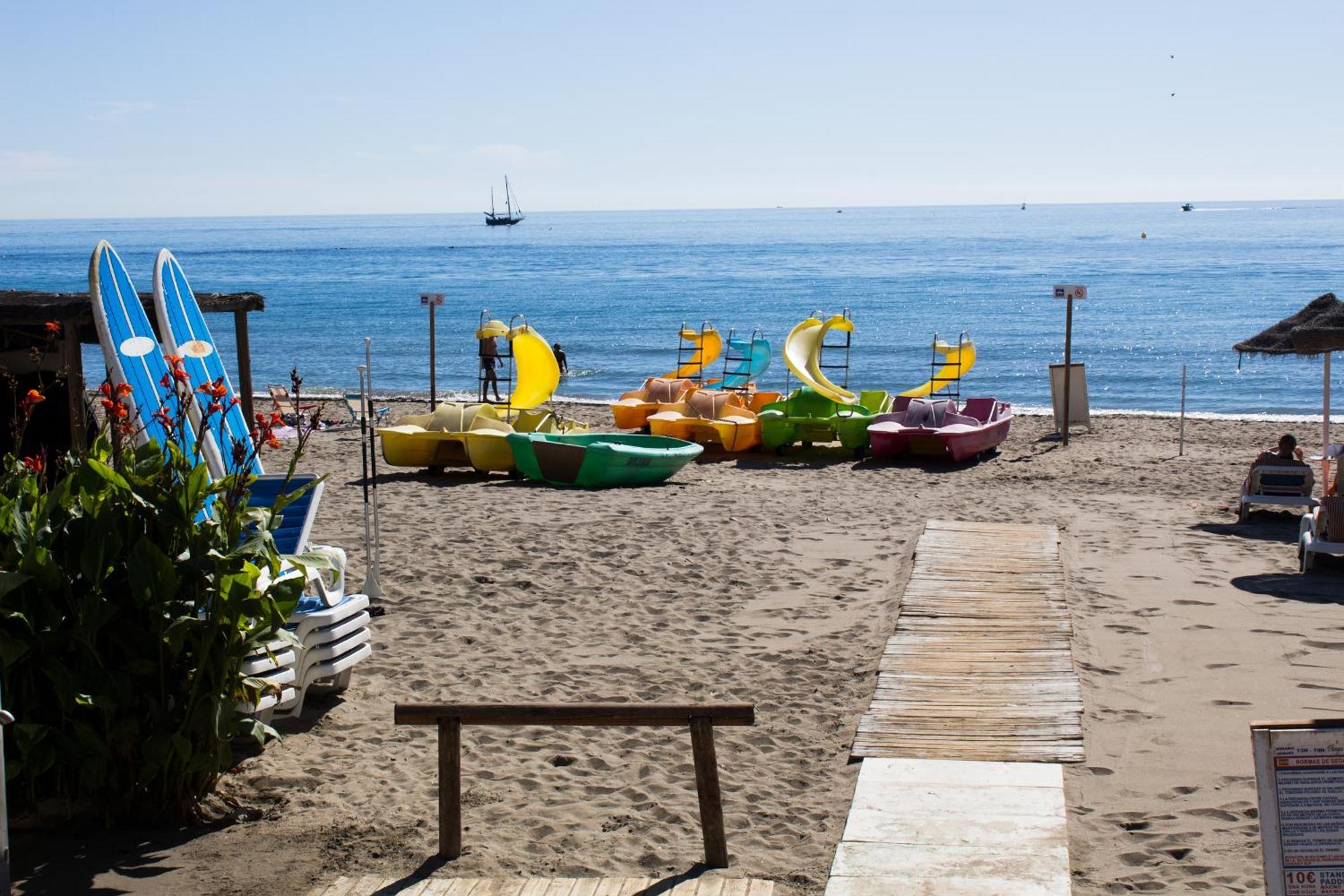 Benal Beach Suite Ii, Estudio Con Parque Acuatico Y Vistas Al Mar. Benalmádena Eksteriør bilde