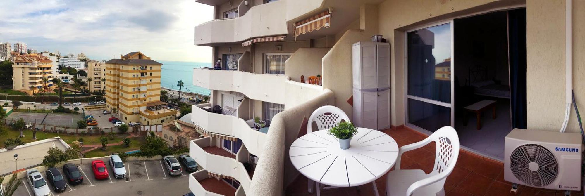 Benal Beach Suite Ii, Estudio Con Parque Acuatico Y Vistas Al Mar. Benalmádena Eksteriør bilde