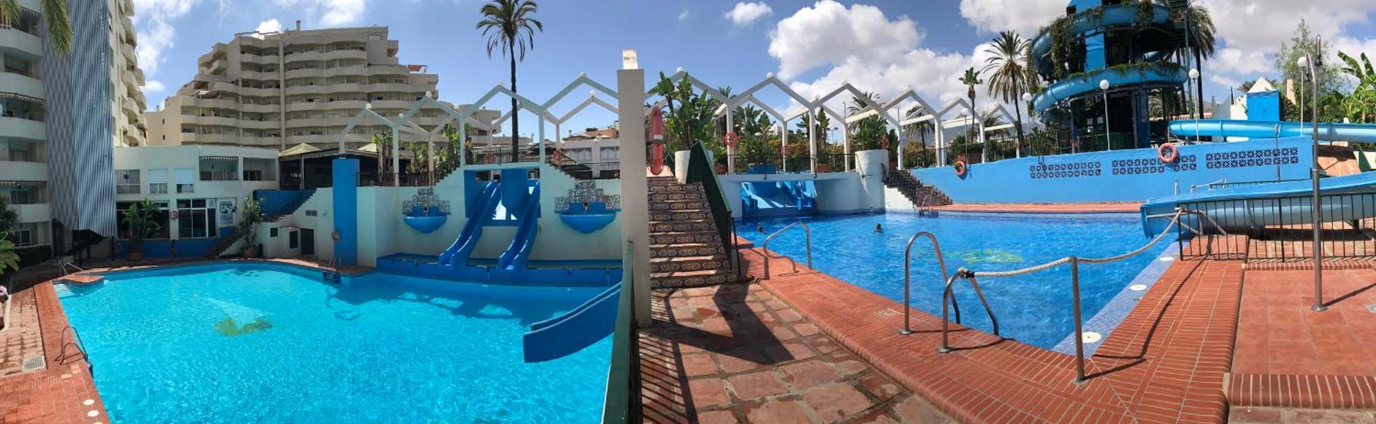 Benal Beach Suite Ii, Estudio Con Parque Acuatico Y Vistas Al Mar. Benalmádena Eksteriør bilde