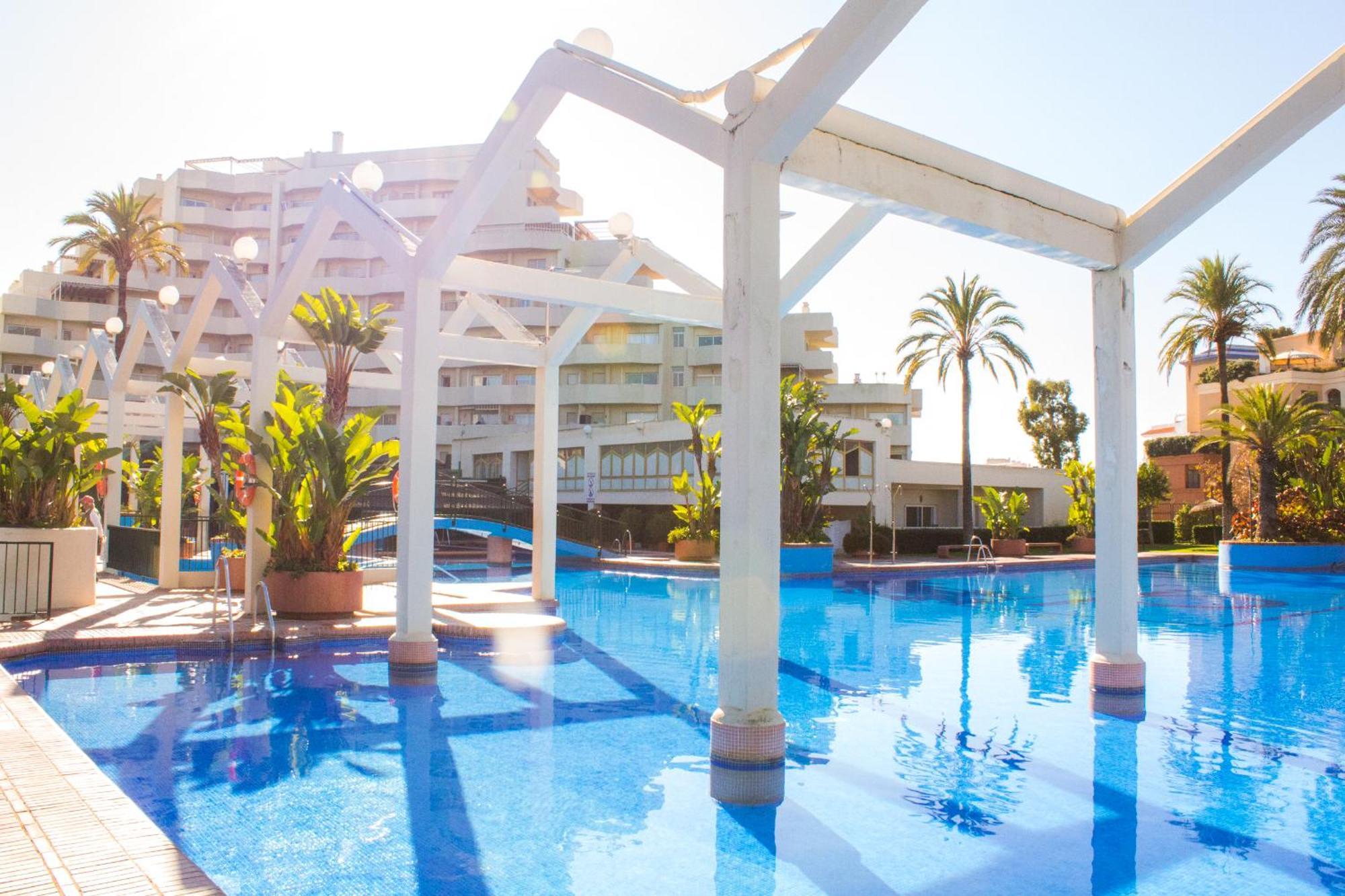 Benal Beach Suite Ii, Estudio Con Parque Acuatico Y Vistas Al Mar. Benalmádena Eksteriør bilde
